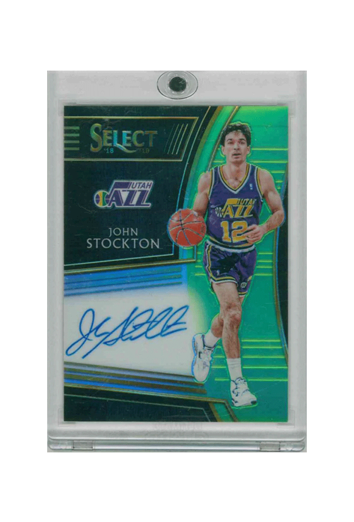 John Stockton 2018-19 Select Auto Silver /35