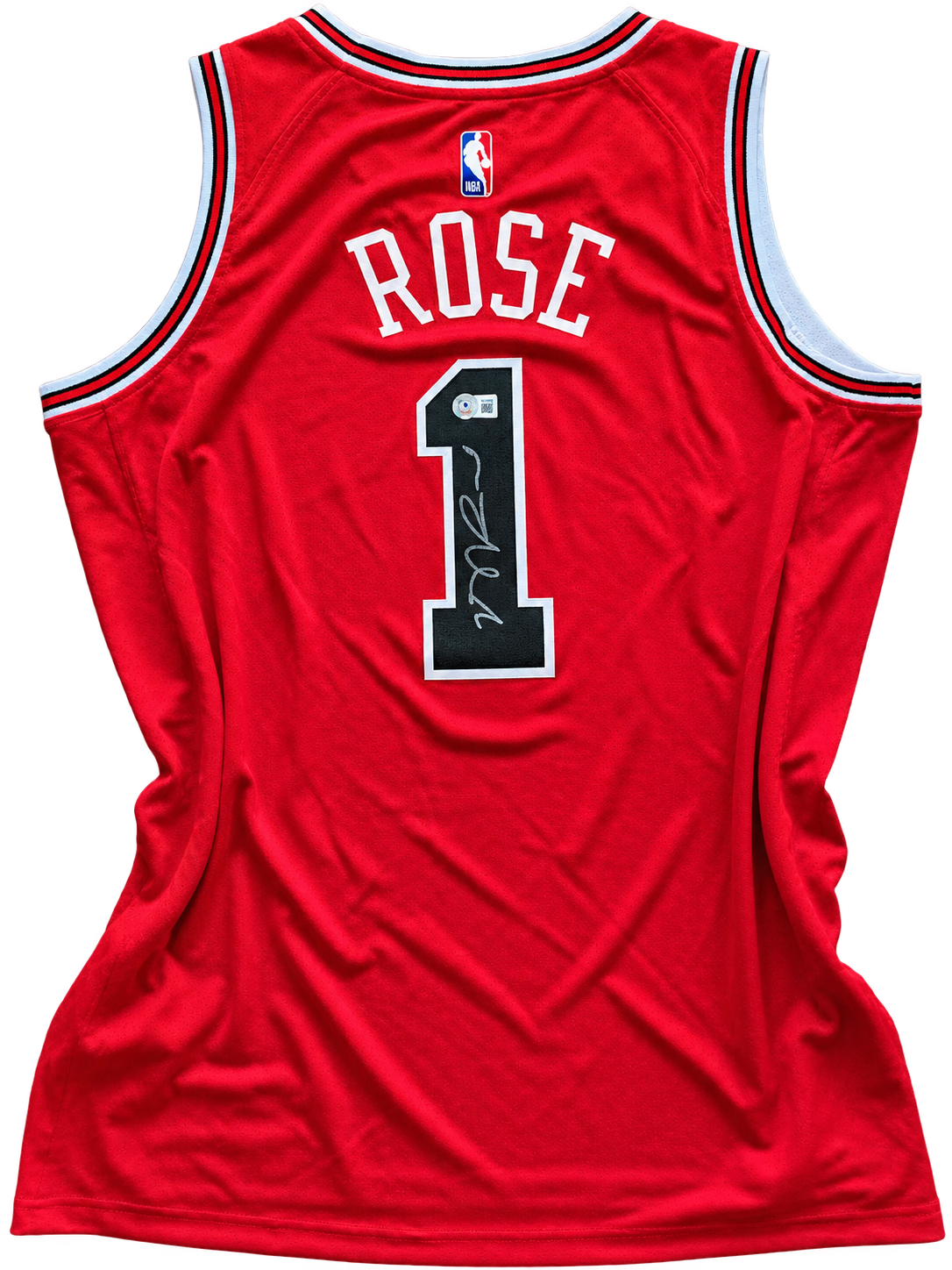 Derrick Rose signed Jersey NBA Chicago Bulls BECKETT COA