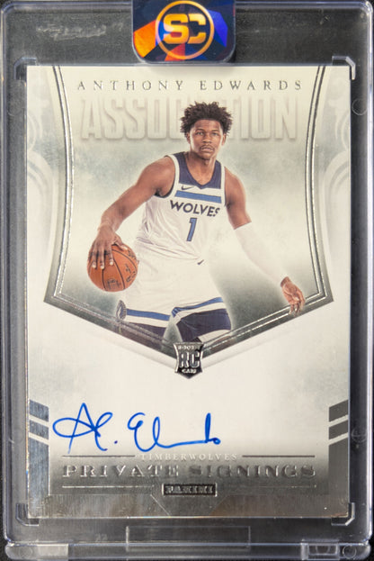 Anthony Edwards 2020 Private Signings Rookie Auto RC