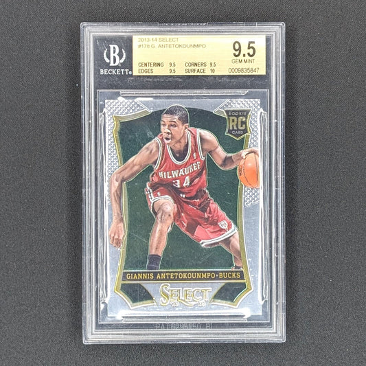 Giannis Antetokounmpo 2013-14 Select Rookie BGS 9.5