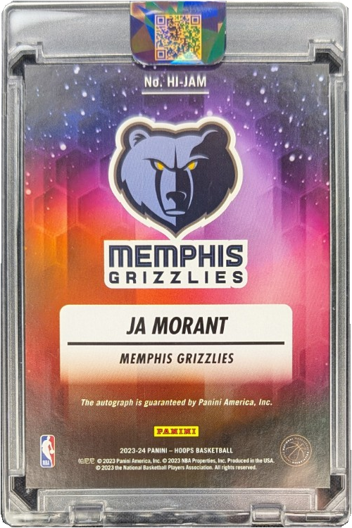 Ja Morant 2023 HOOPS Ink Auto