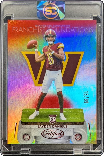 Jayden Daniels 2024 Certified Rookie Red RC /99