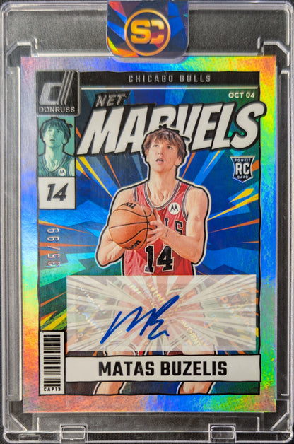 Matas Buzelis 2024 Donruss Optic Net Marvels Holo Auto RC /99