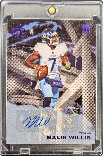 Malik Willis 2022 GRIDIRON KINGS Rookie Auto RC /25