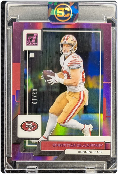 Christian McCaffrey 2022 Donrus Pink Clearly /10