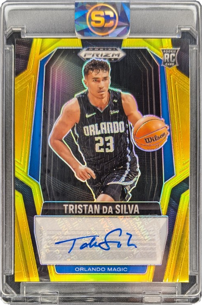 Tristan Da Silva 2024 PRIZM Rookie Gold Auto RC /10