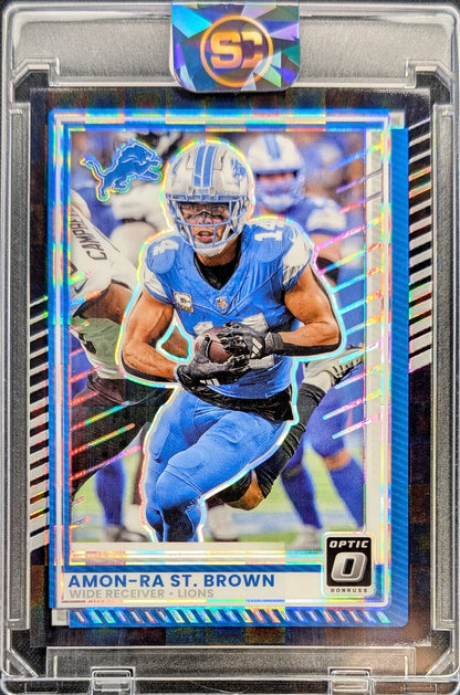 Amon-Ra St. Brown 2025 Donruss Optic Black /25