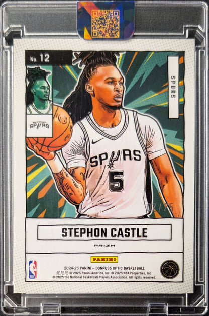 Stephon Castle Donruss Optic Net Marvels Green Scope Rookie RC /25