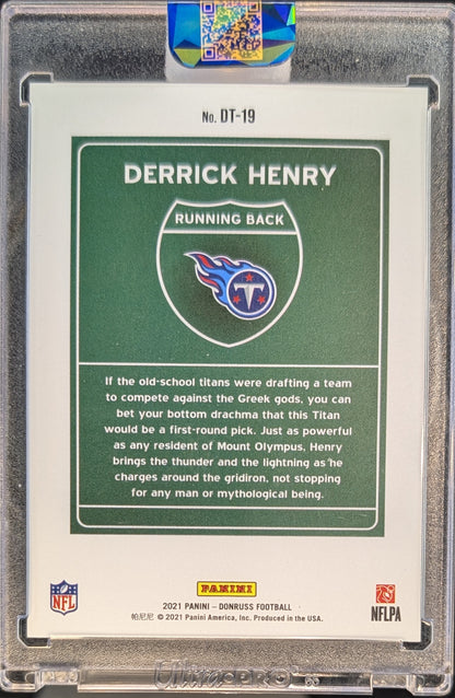 Derrick Henry 2021 Donruss Downtown