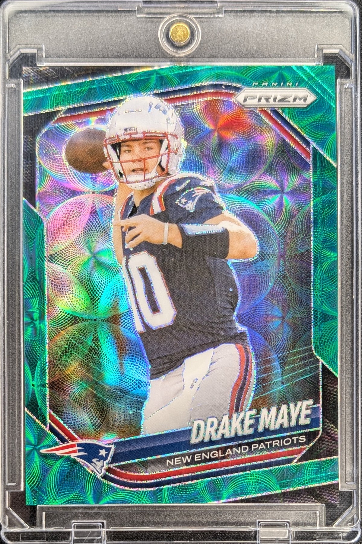Drake Maye 2025 PRIZM Green Scope /75