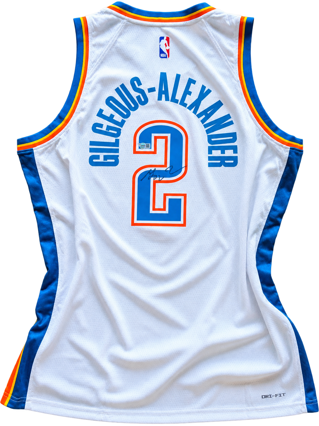 Shai Gilgeous-Alexander signed Jersey NBA Oklahoma City Thunder FANATICS COA