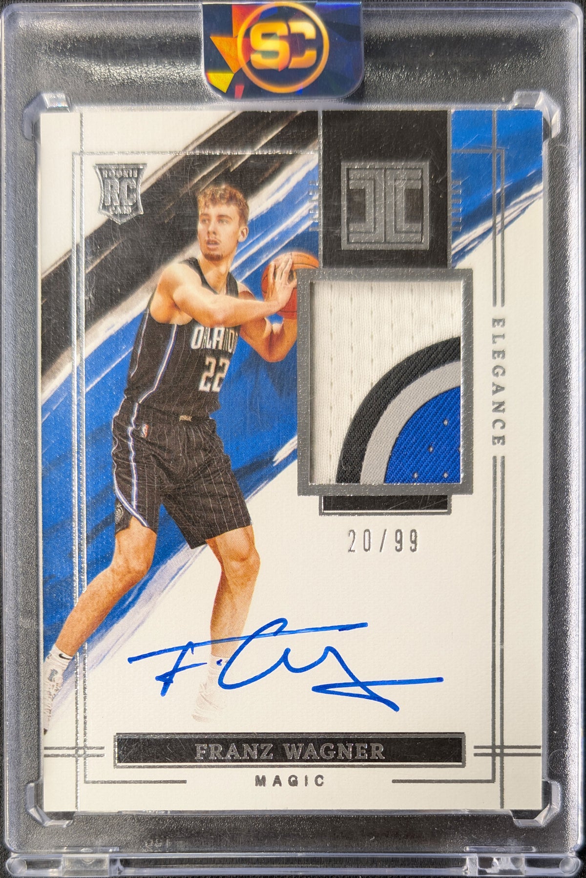 Franz Wagner 2021 Impeccable Elegance Rookie Patch Auto RPA RC /99