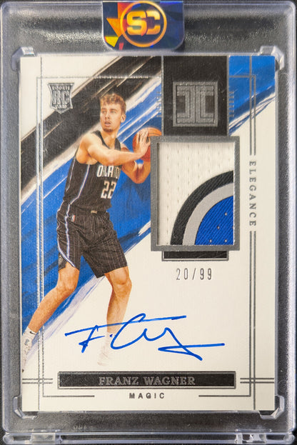Franz Wagner 2021 Impeccable Elegance Rookie Patch Auto RPA RC /99
