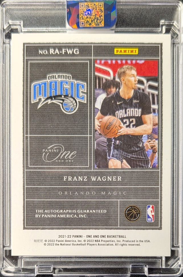 Franz Wagner 2021 One and One Rookie Auto /99