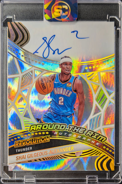 Shai Gilgeous-Alexander 2024 Revolution Around the Rim Auto /25