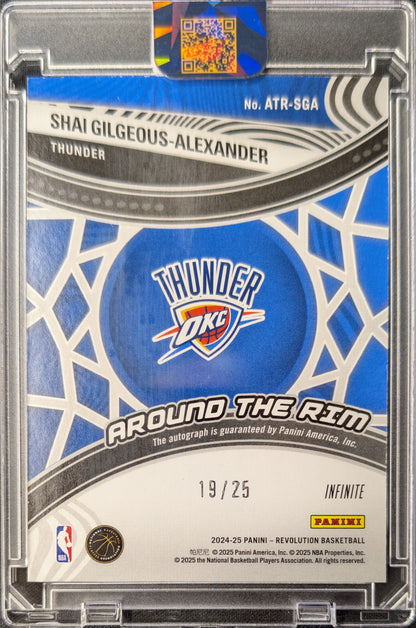 Shai Gilgeous-Alexander 2024 Revolution Around the Rim Auto /25