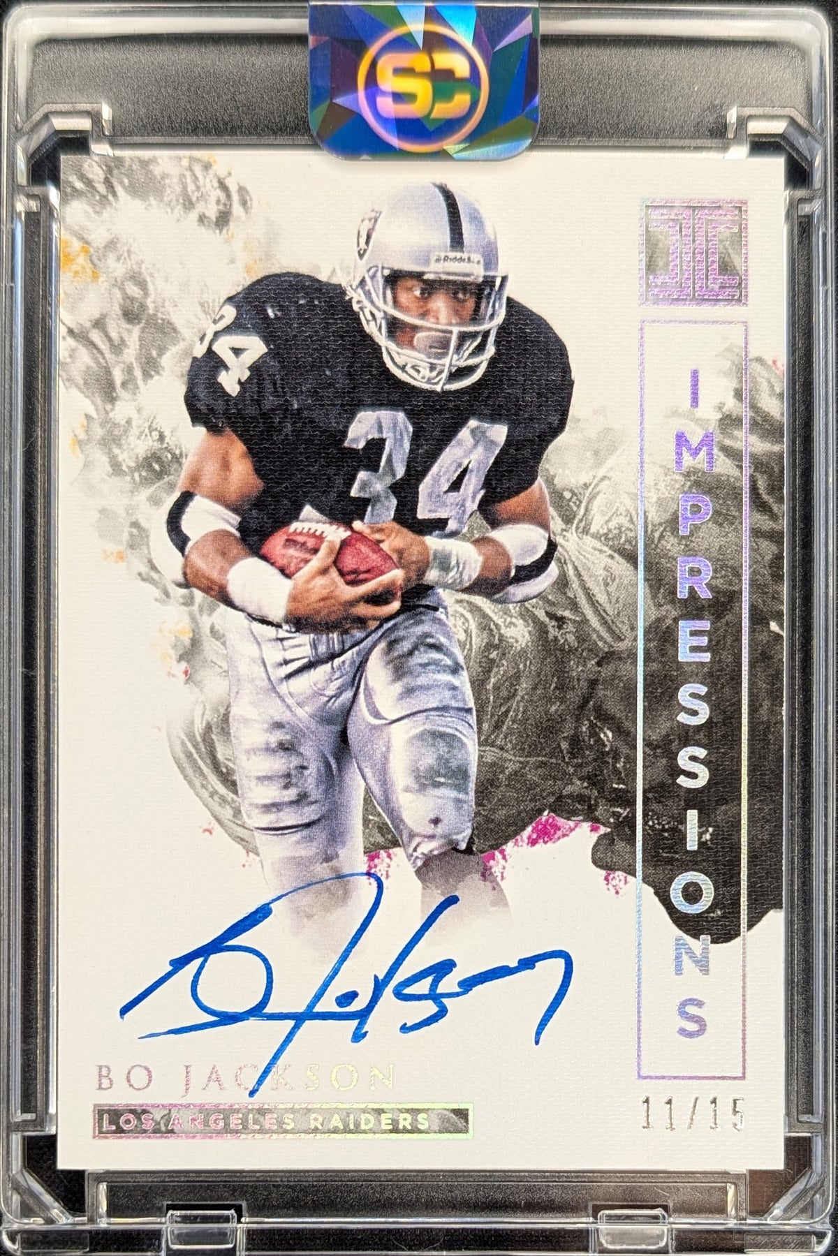Bo Jackson 2019 Impeccable Impressions Auto /15