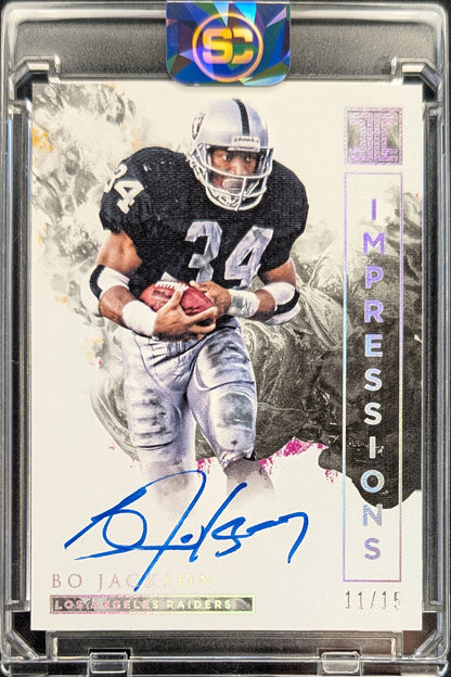 Bo Jackson 2019 Impeccable Impressions Auto /15