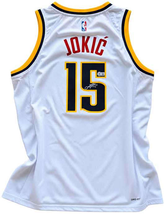 Nikola Jokic signed Jersey NBA Denver Nuggets BECKETT COA