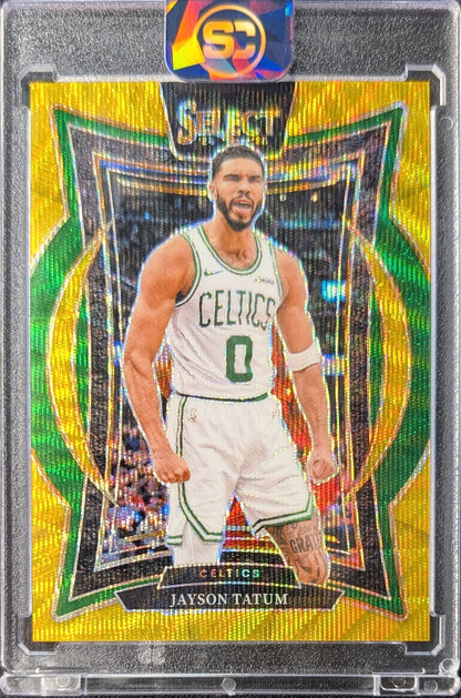 Jayson Tatum 2024 Select PRIZM Gold Wave /10