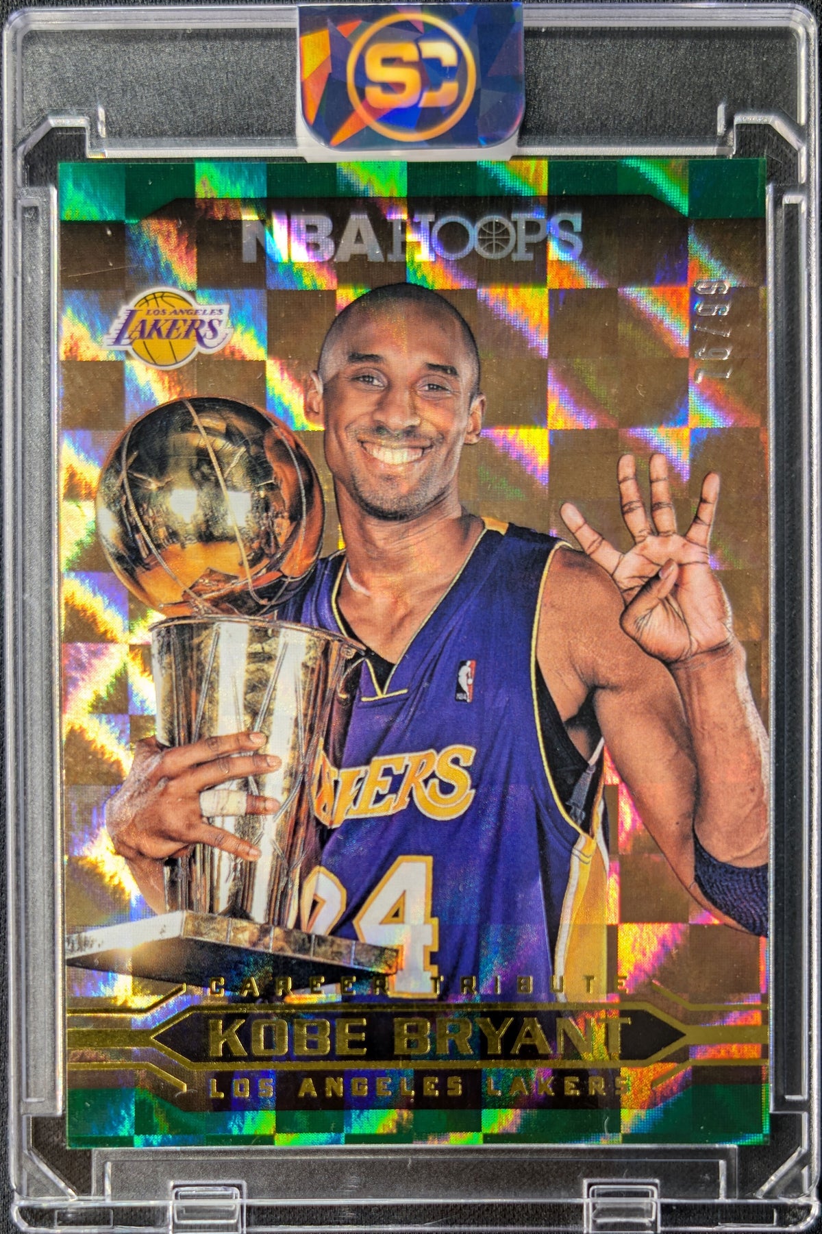 Kobe Bryant 2017 Hoops Career Tribute Green /99