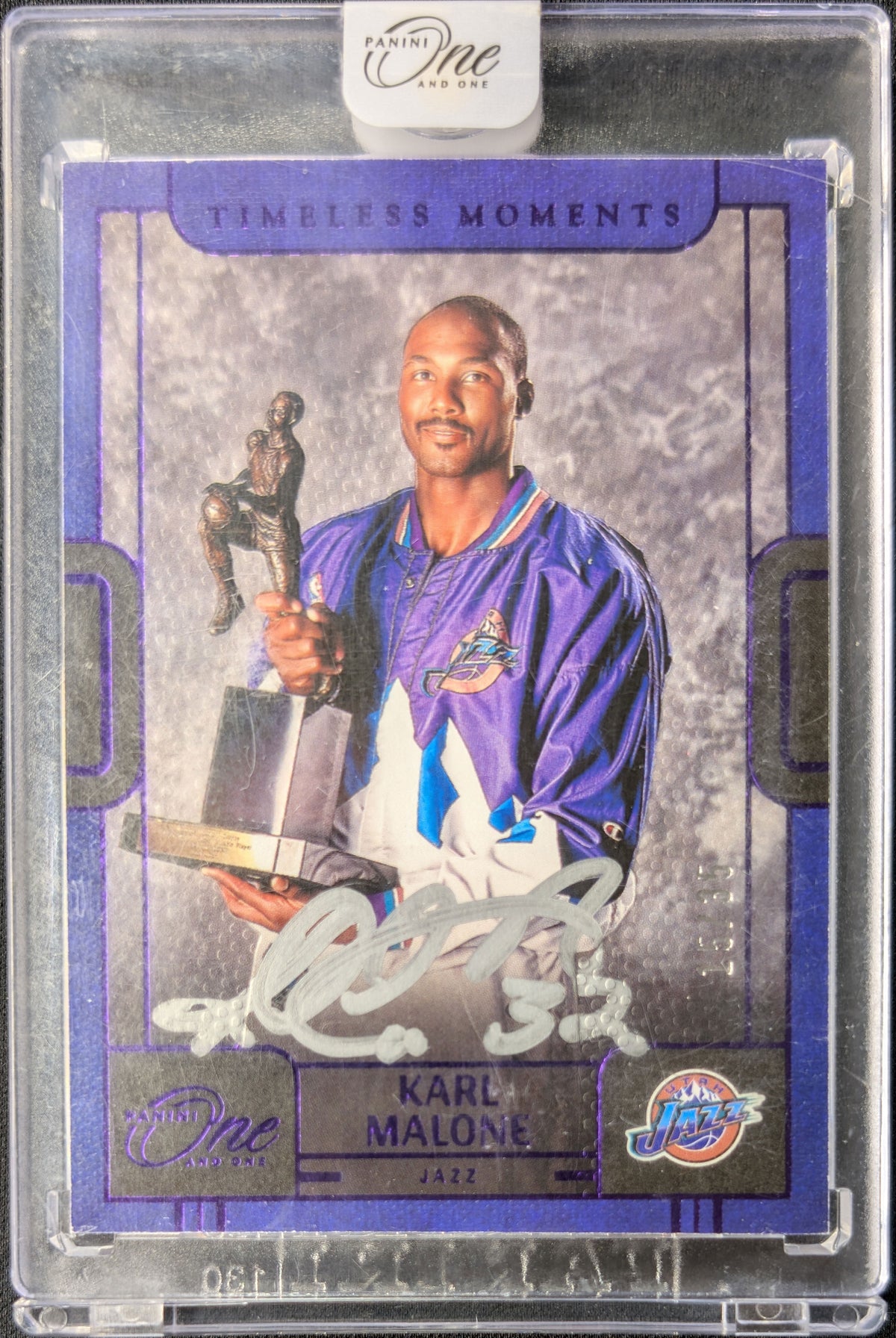 Karl Malone One and One Timeless Moments Auto /35