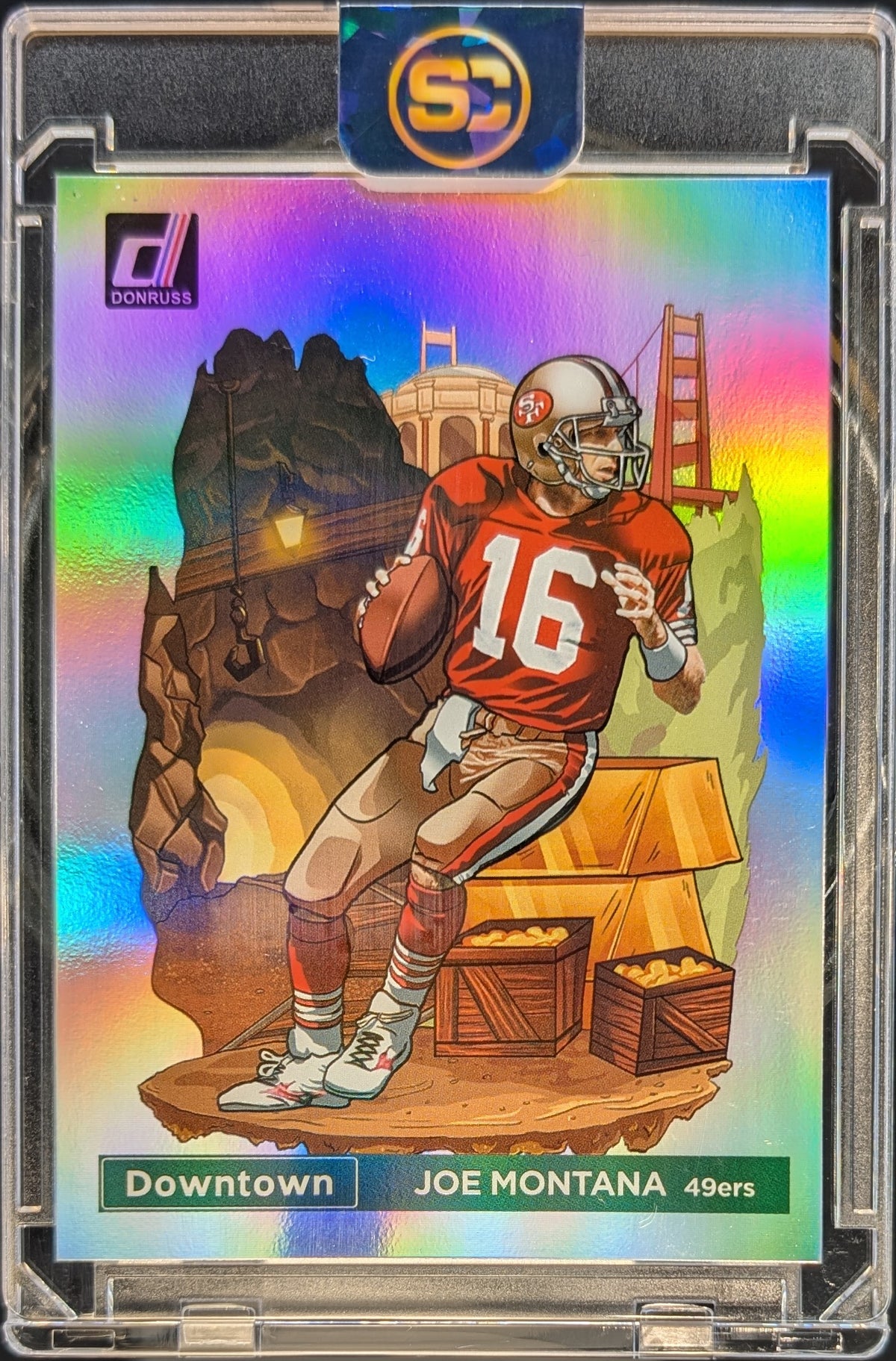 Joe Montana 2023 Donruss Downtown