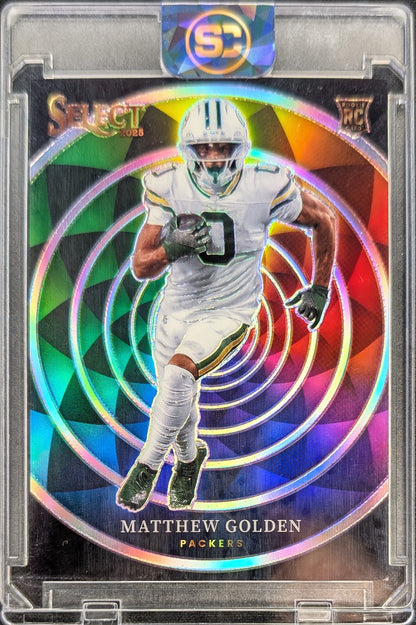 Matthew Golden 2025 Select Rookie Color Wheel RC SSP