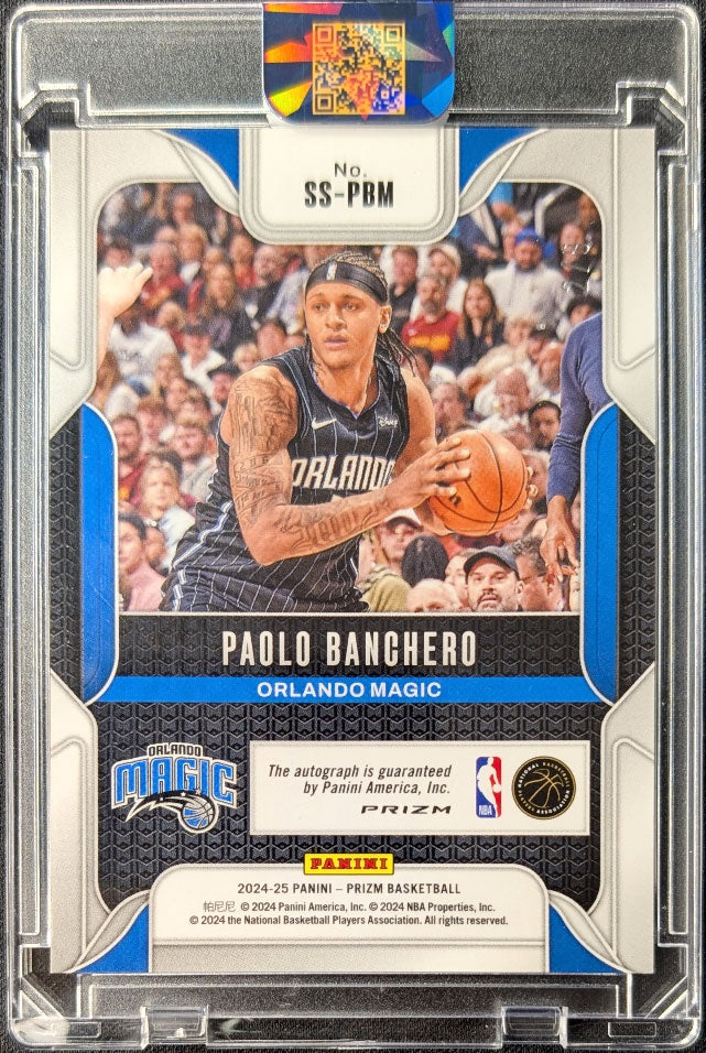 Paolo Banchero 2024 PRIZM Sensational Signatures Green Choice Auto /8