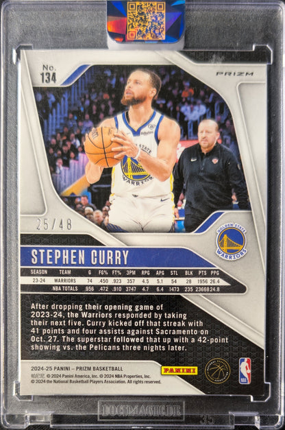 Stephen Curry 2024 PRIZM Snakeskin /48