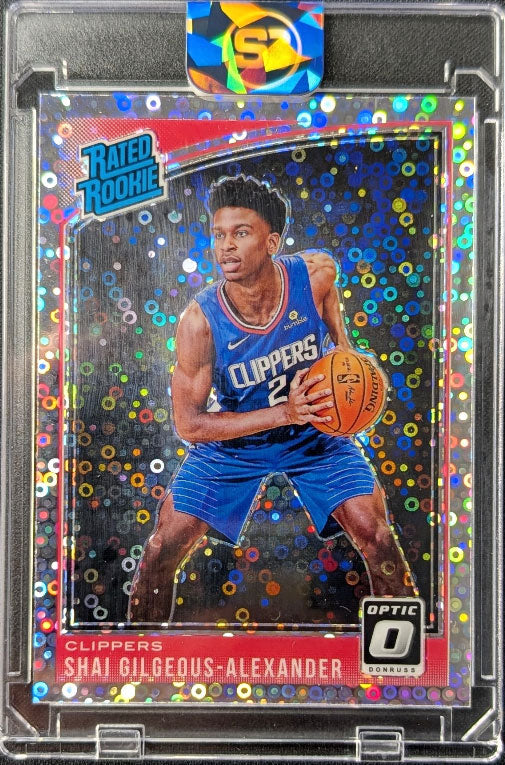 Shai Gilgeous-Alexander 2018 Donruss Optic Rated Rookie Fast Break Holo