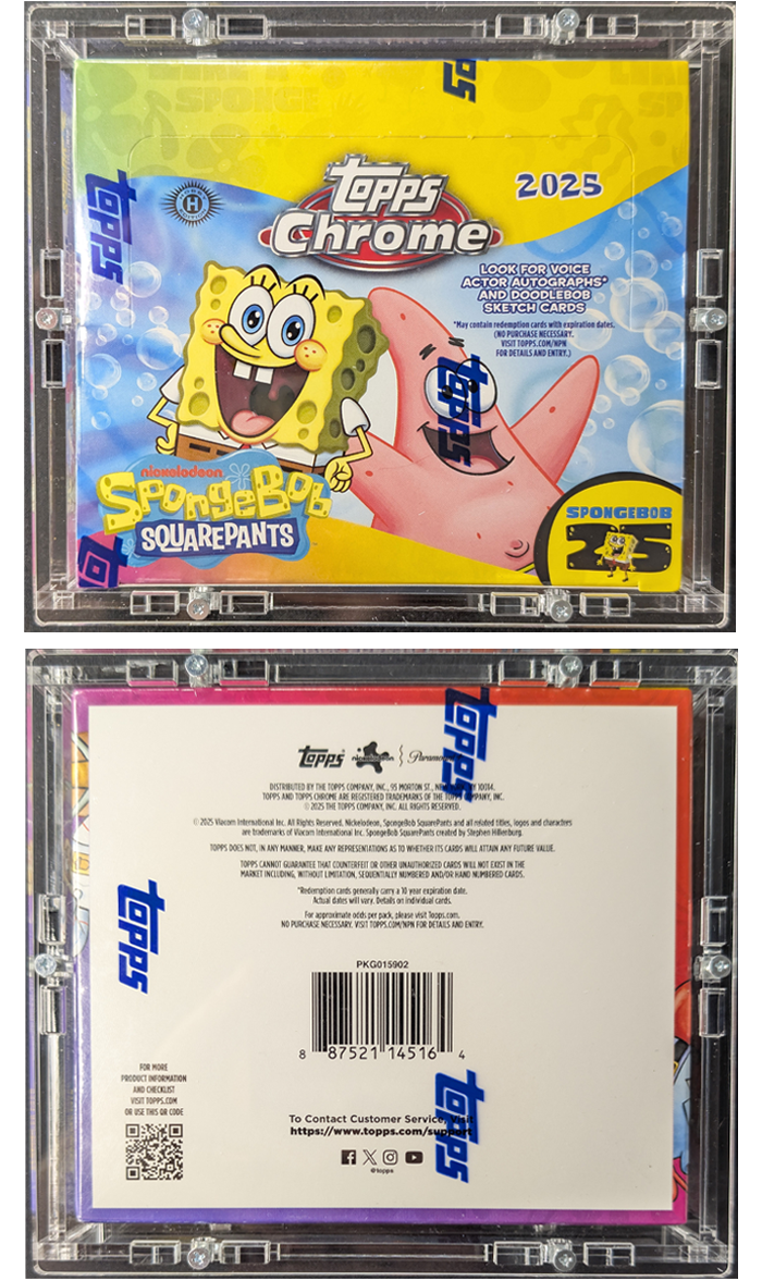 2025 Chrome SpongeBob 25th Anniversary - Hobby Box
